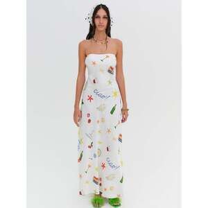 For Love & Lemons Carla Strapless Maxi Dress Size SS / Multi